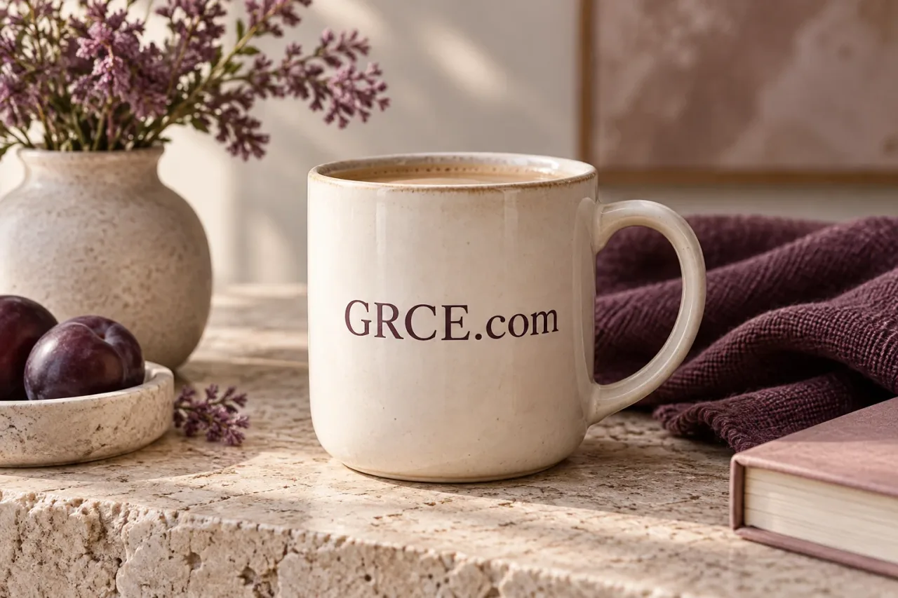 Objects for everyday rituals: illustrative GRCE.com branded application
