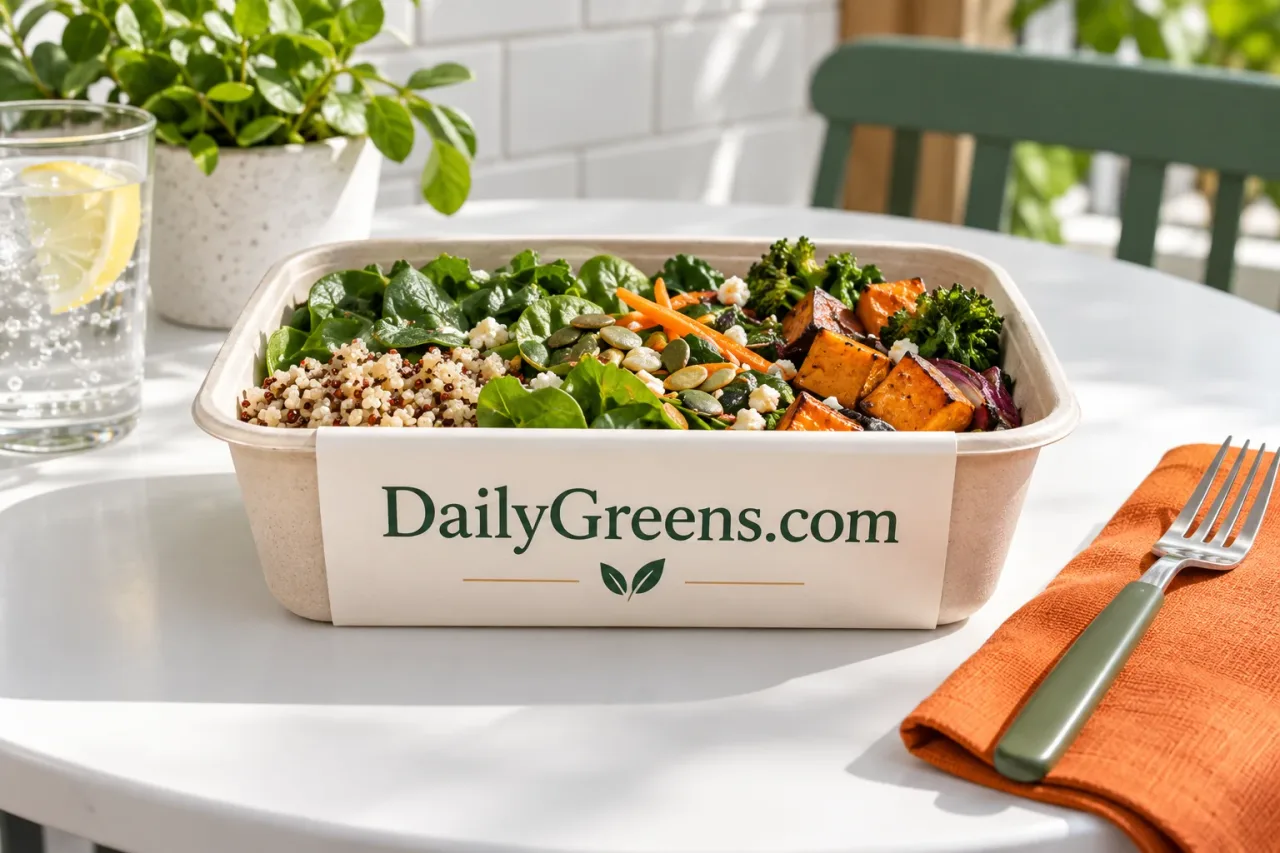 DailyGreens.com concept: A weekday lunch brand