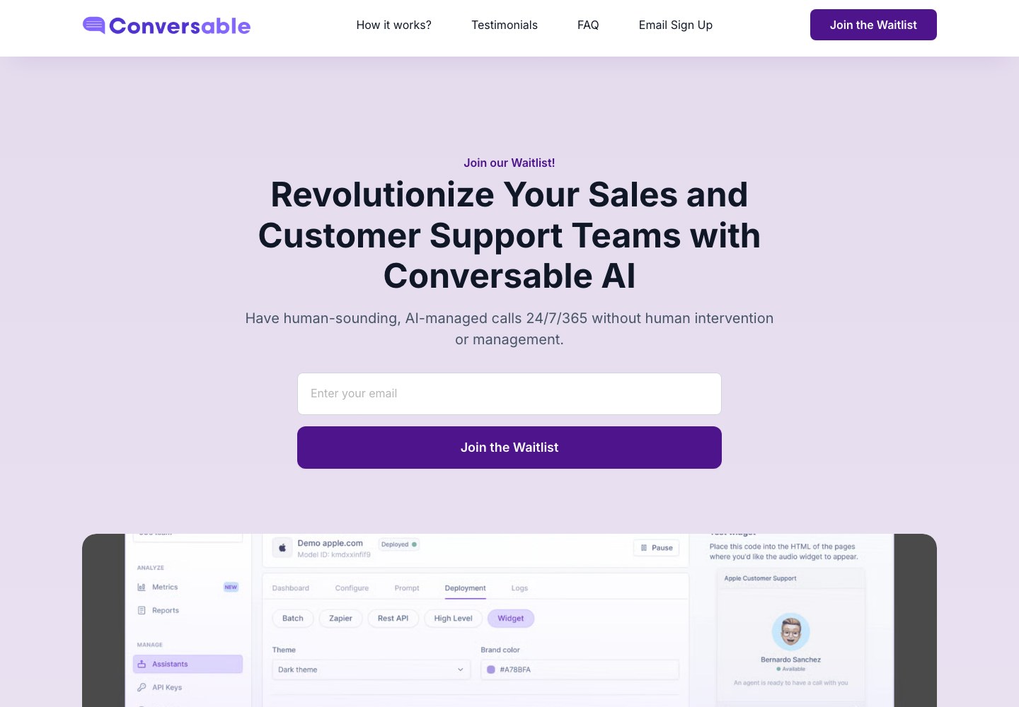 Conversable.com current website preview
