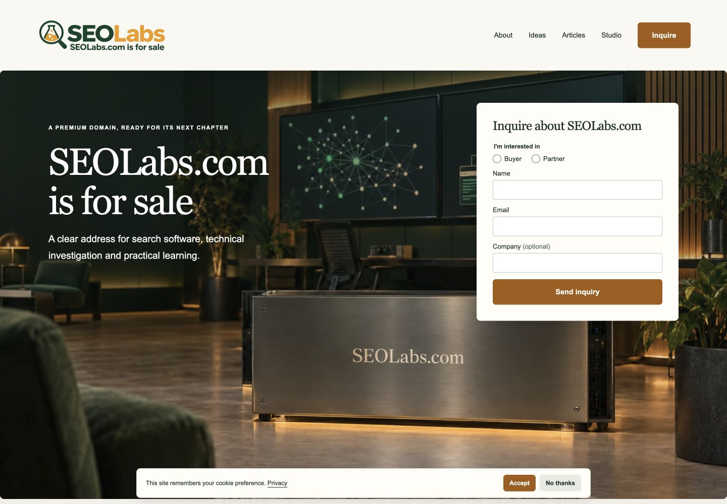 SEOLabs.com current website preview