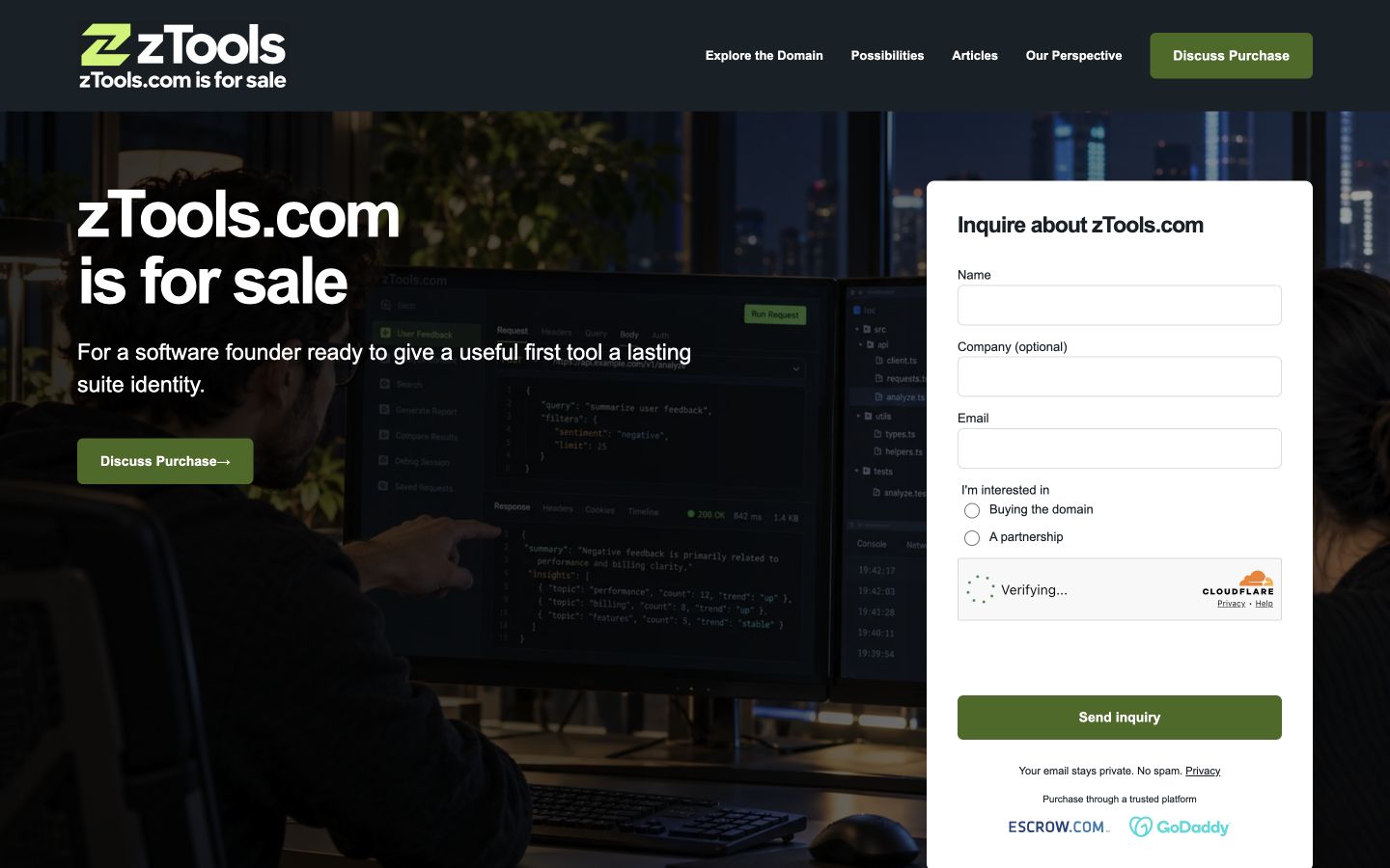 zTools.com homepage screenshot